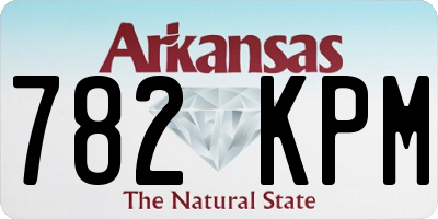 AR license plate 782KPM