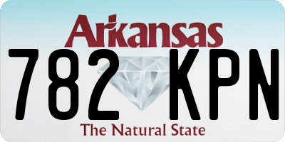 AR license plate 782KPN