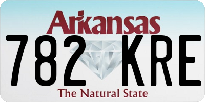 AR license plate 782KRE