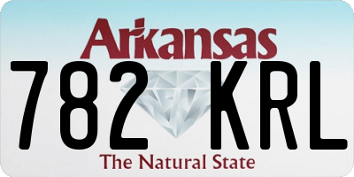 AR license plate 782KRL