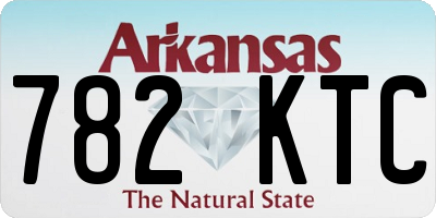 AR license plate 782KTC