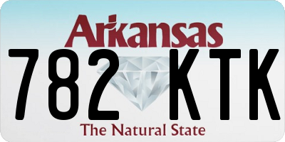 AR license plate 782KTK