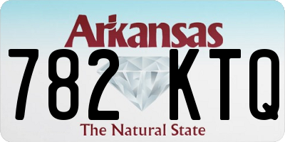 AR license plate 782KTQ