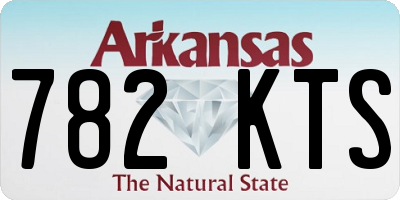 AR license plate 782KTS
