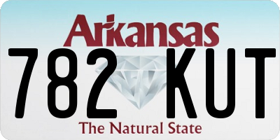 AR license plate 782KUT