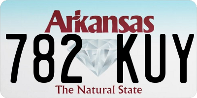 AR license plate 782KUY