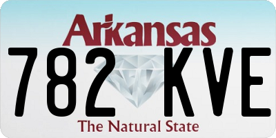 AR license plate 782KVE