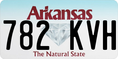 AR license plate 782KVH
