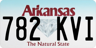 AR license plate 782KVI