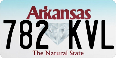 AR license plate 782KVL