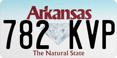 AR license plate 782KVP