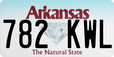AR license plate 782KWL