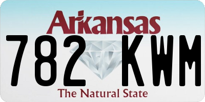 AR license plate 782KWM