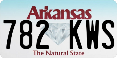 AR license plate 782KWS