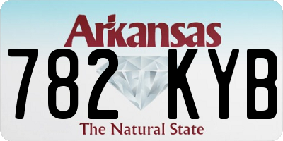 AR license plate 782KYB