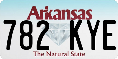 AR license plate 782KYE