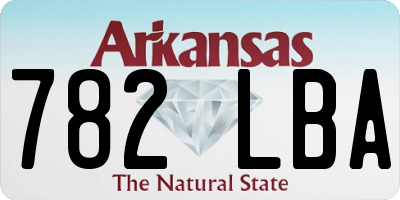 AR license plate 782LBA