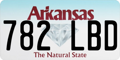 AR license plate 782LBD