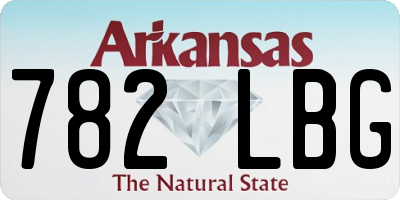 AR license plate 782LBG