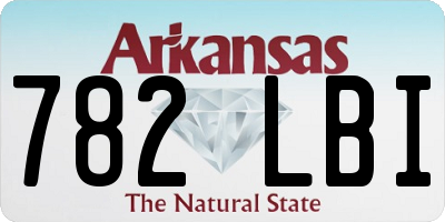 AR license plate 782LBI