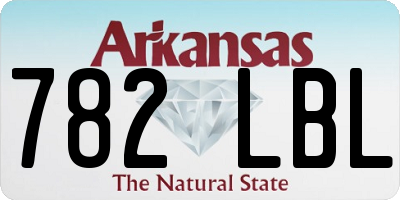 AR license plate 782LBL