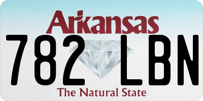 AR license plate 782LBN
