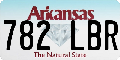 AR license plate 782LBR
