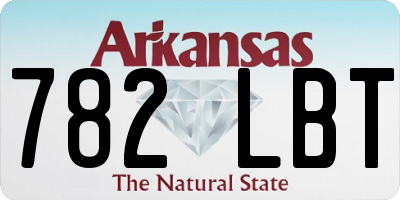 AR license plate 782LBT