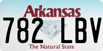 AR license plate 782LBV