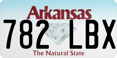 AR license plate 782LBX