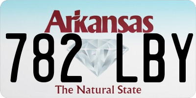 AR license plate 782LBY