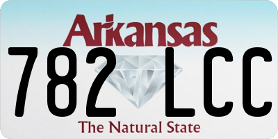 AR license plate 782LCC