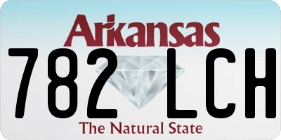 AR license plate 782LCH