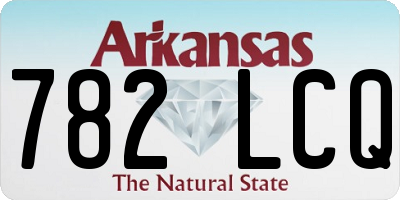 AR license plate 782LCQ