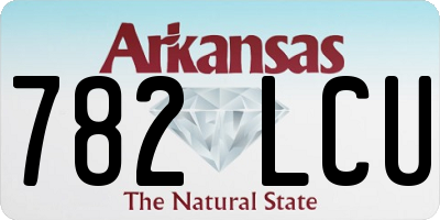 AR license plate 782LCU