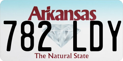 AR license plate 782LDY
