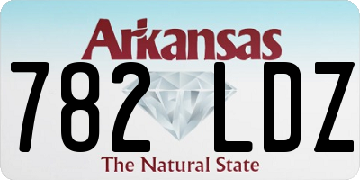 AR license plate 782LDZ
