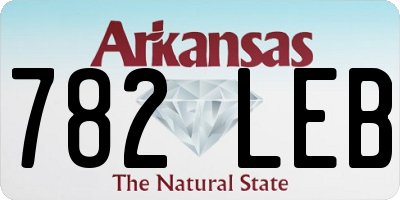 AR license plate 782LEB