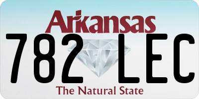 AR license plate 782LEC