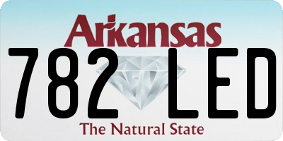 AR license plate 782LED