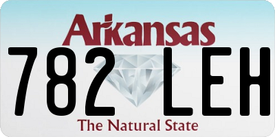 AR license plate 782LEH