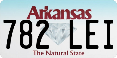 AR license plate 782LEI