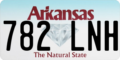 AR license plate 782LNH