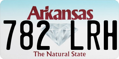 AR license plate 782LRH