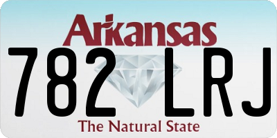 AR license plate 782LRJ