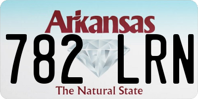 AR license plate 782LRN