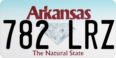 AR license plate 782LRZ
