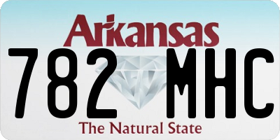 AR license plate 782MHC