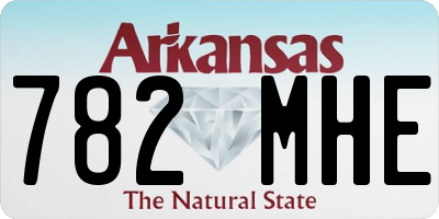 AR license plate 782MHE