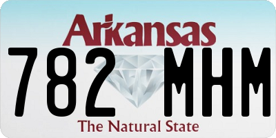 AR license plate 782MHM